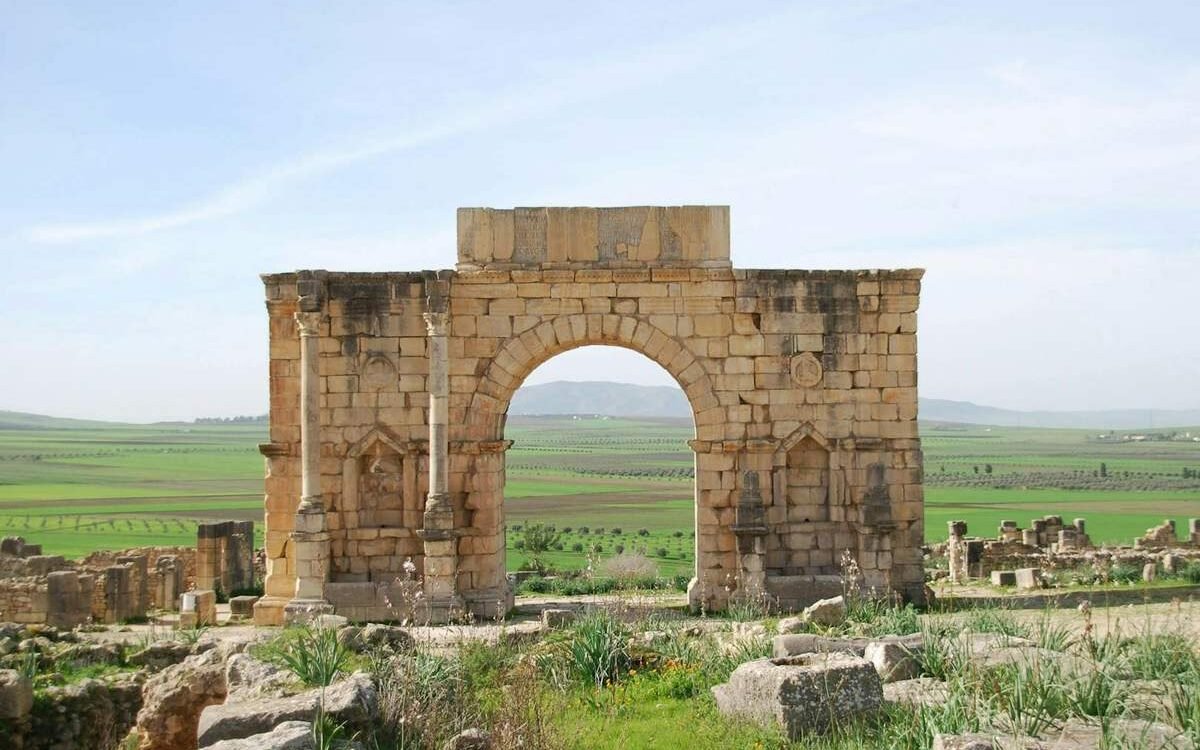 Arc de triomphe romain de Volubilis